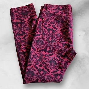 BDG Burgundy Brocade Jeans